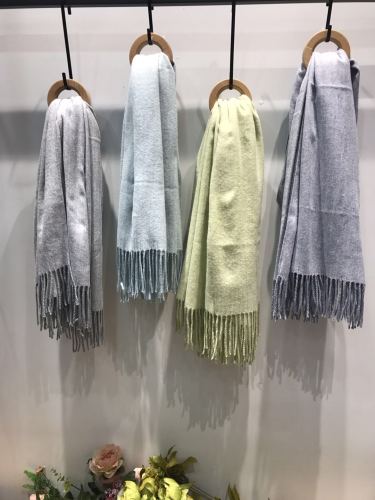 Super Soft Warm Macaron Candy Color Tassel Scarf Shawl Autumn and Winter Warm Solid Color Female Scarf