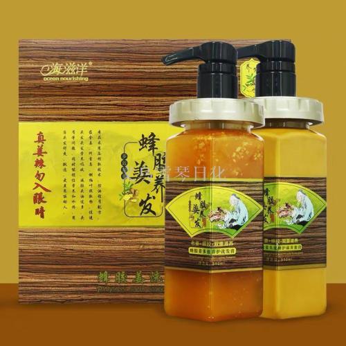 Hair Washing Ginger Polygonum Multiflorum Shampoo Soft Silky Anti-Stripping Moisturizing Men and Women Anti-Dandruf and Relieve Itching Oil Control Propolis Ginger