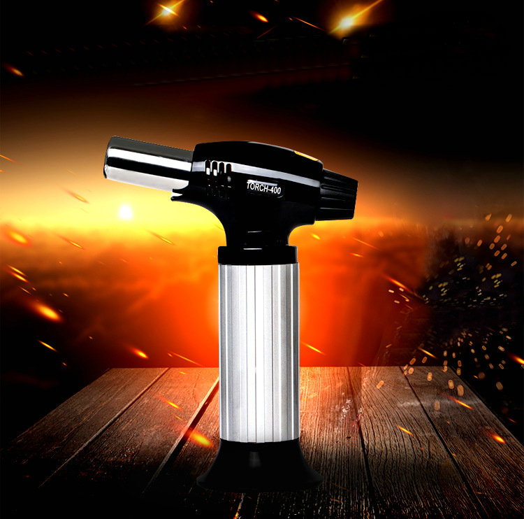Manufacturer wholesale cross-border direct fire gun kitchen inflatable torch barbecue cake baking 40