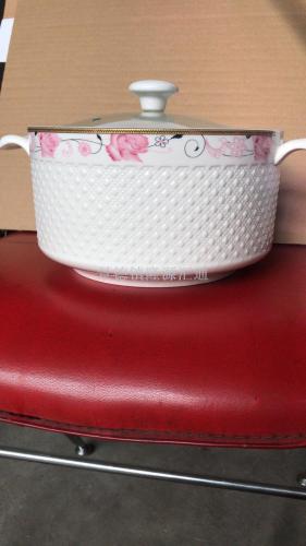 jingdezhen ceramic soup pot set rice noodle pot heat-resistant pot stew pot diamond pot health pot
