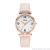Fashion hot-sellrose gold compact 3.6.9 digital leather belt watches for women