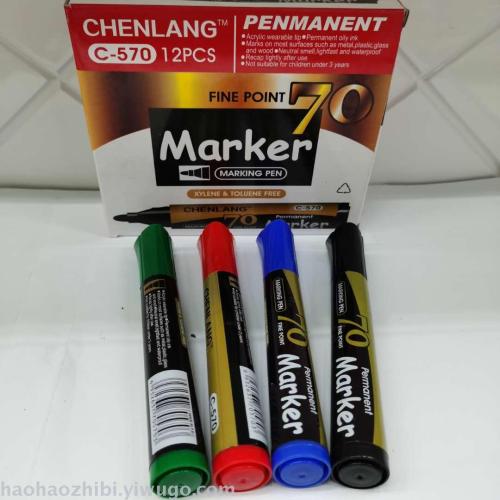morning wave c- 570 marker super durable logistics supermarket office special oily marker factory direct sales