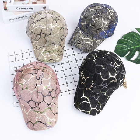 Spring and summer new foreign trade hot stamping printing baseball cap after the opening of the pony