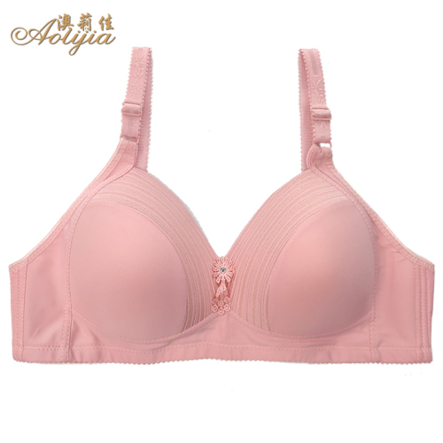 Aolijia Jacquard Lace Thin Cup Large Size Bra Cross-Border Foreign Trade Low Price Stall High Quality Bra Zero Batch Supply