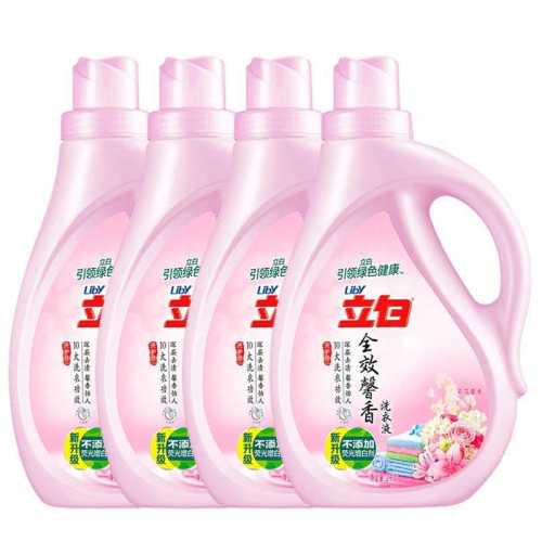 liby laundry detergent 3kg * 4 bottles full-effect fragrance washing and protection in one labor protection activity gifts one piece dropshipping wholesale