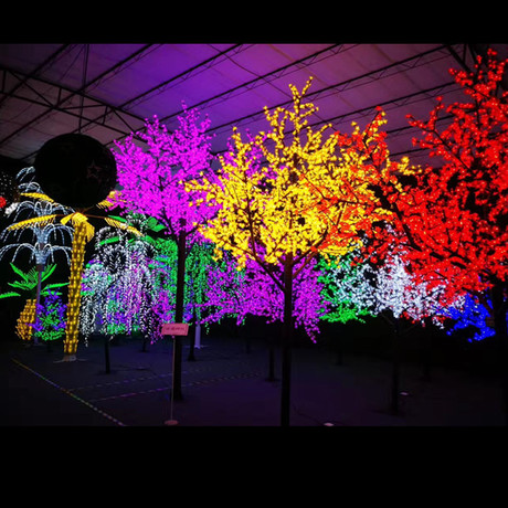 Cross - border hot hardcore style LED tree towns glowing bauhinia is suing waterproof garden landsca
