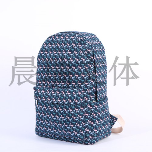 253# colorful pattern decoration student schoolbag backpack fashion canvas printing leisure travel bag backpack