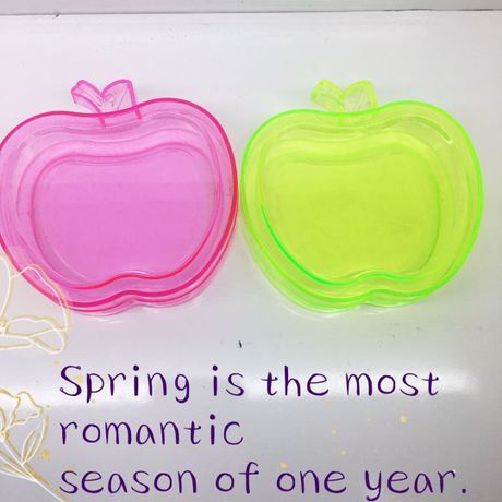 Cartoon Creative Apple Shape Small Accessories Storage Box Candy Packaging Box Xinhong Stationery Factory Direct Sales