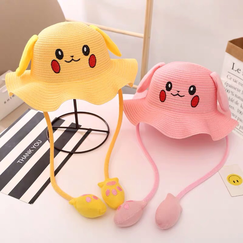 pink pikachu hat