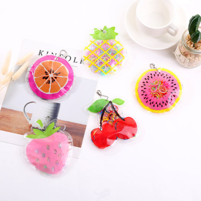 Japanese and Korean Fruit Girl Children's Candy Color Rubber Band Bag Disposable Rubber Band Baby Hair Ring Color Rubber Band for Women