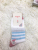 Cyber Celebrity Socks Female Ins Fashionable All-Matching Student Sports Korean Style College Style Street Cool Spring and Summer Horizontal Stripe Socks