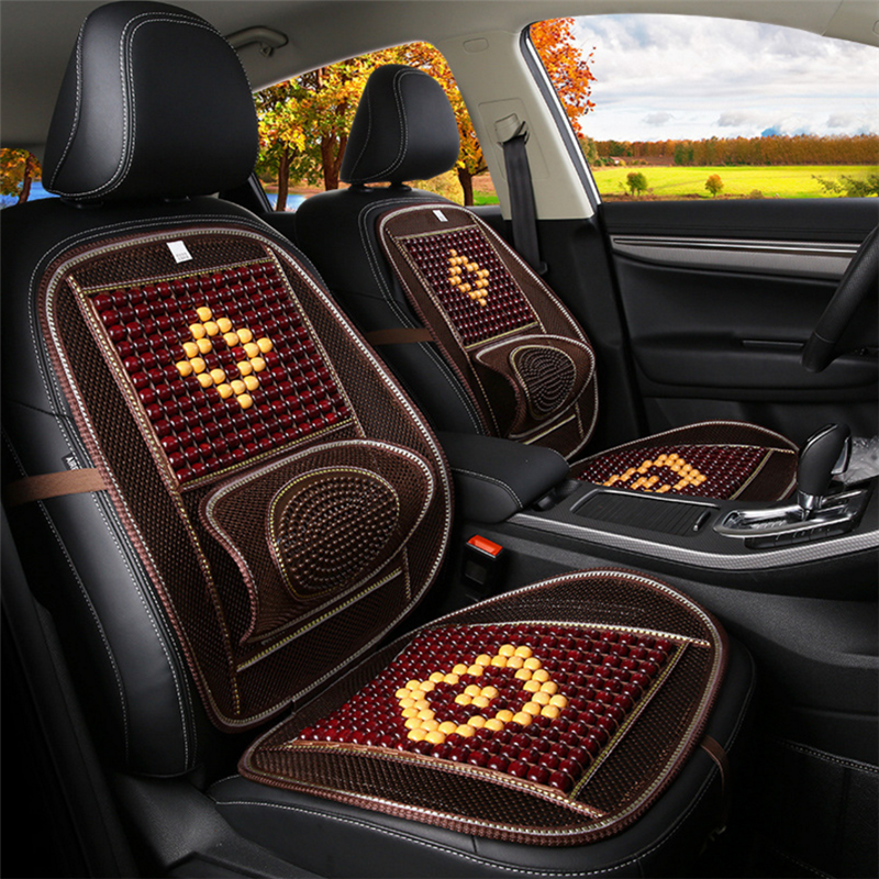 ZH0290 car seat cushion universal main seat and secondary seat sheet wood bead mesh breathable car c