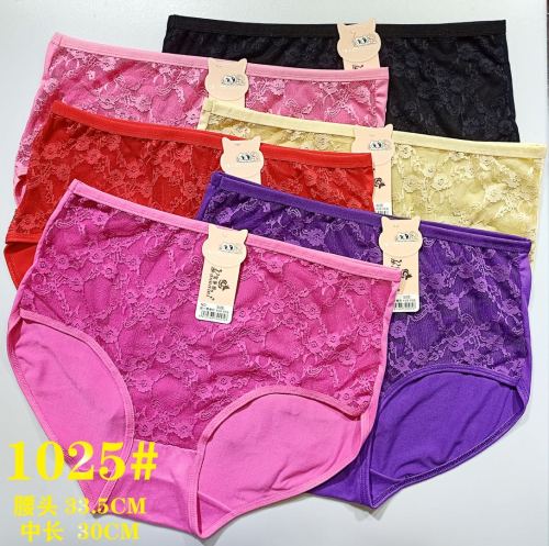 Foreign Trade Underwear Women‘s Underwear Girl Briefs Lace Mesh Mommy‘s Pants Factory Direct Sales