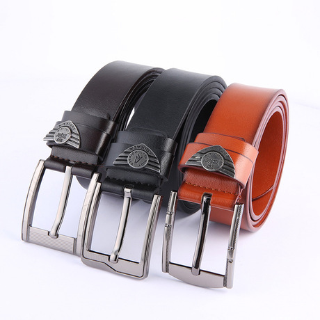 Hot Sale New Trend Men‘s Belt Fashion Pu Pin Buckle belt Student Decoration Belt Youth Leisure Belt