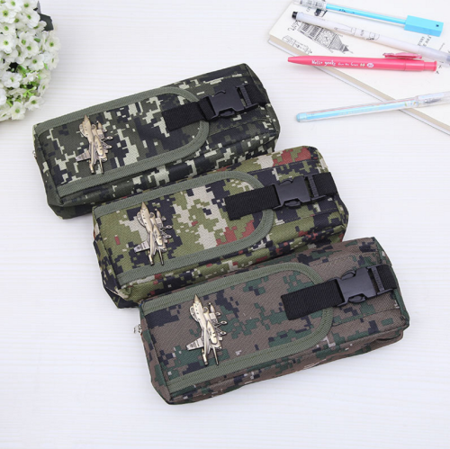 camouflage school eating chicken stationery box series student gifts multifunctional pencil case pencil case stationery bag