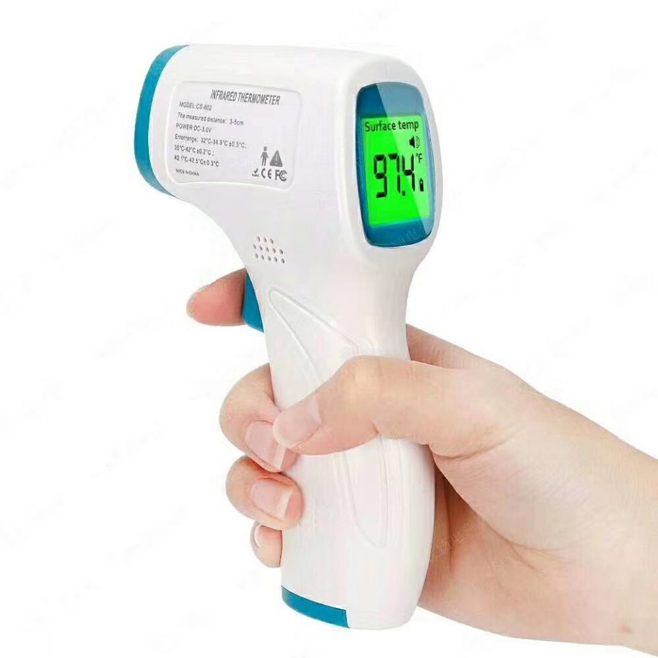 Temperature gun factory direct with CEFDA certified quality inspection report infrared thermometer non  contact forehe