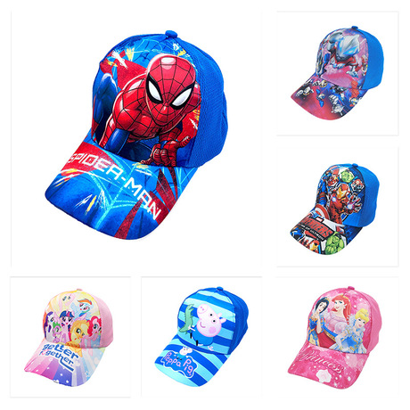 Children's Spider-Man Baseball Cap Sun Hat Boys and Girls Sp...