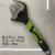 Short handle non-slip large open adjustable wrench black phosphating plastic handle plumbing auto repair hardware tools