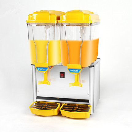 饮料机商用冷饮机果汁机自助全自动冷热两用双缸不锈钢230