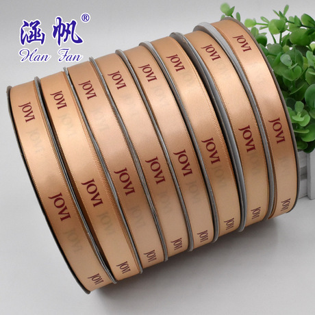 factory 1. 5cm polyester monochrome printed tape 5 points ribbon sample display silk ribbons colored ribbons printing customized