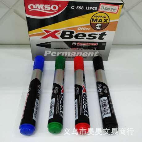 Chenlang C- 558 Marking Pen Super Durable Logistics Supermarket Office Special Oily Permanent Marker Factory Direct Sales