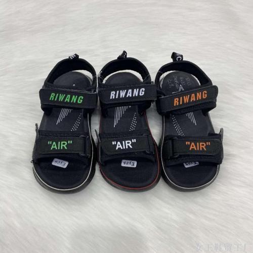 factory fashion mesh lettered casual outdoor， casual beach boys sandals