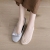 [duo yan] spring and summer new lace invisible ship socks silicone anti-slip socks Korean version of shallow socks
