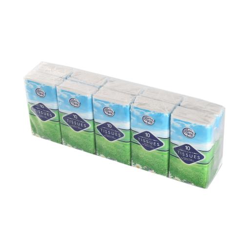 all english packaging foreign trade specializing in the production of export handkerchief paper tissue long 3-layer handkerchief paper customized 10 packs