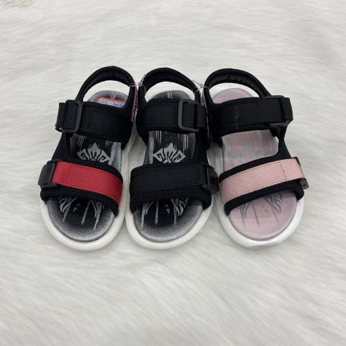 queen shoes trade fashion mesh letter printing hook and loop fastener casual non-slip sole boys and girls beach sandals
