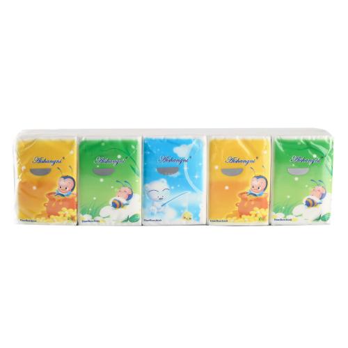 Factory Direct Sales English Packaging Handkerchief Tissue Tissue Roll Paper Mini Bag Toilet Paper Napkin Support OEM