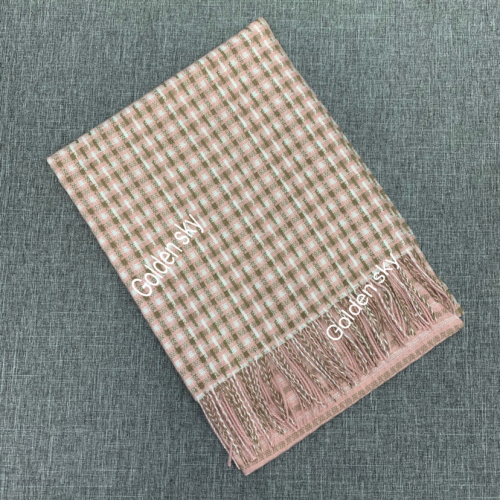 Cross-Border New Arrival European and American Market Plaid Bristle Artificial Cashmere Scarf Shawl Jintian