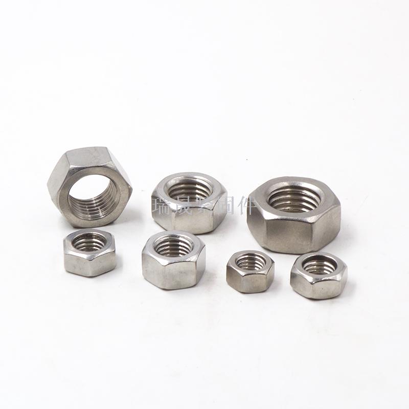 Stainless steel 304 nuts/female screw /DIN934 304 nut, inner thread, stainless steel