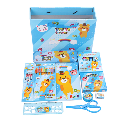 Activity Gift Present Children‘s Portable Large Gift Box Luxury Stationery Set Kindergarten Student Wholesale Prizes