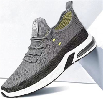 Flying Woven Men‘s Shoes New Spring and Autumn Men‘s Running Shoes Sports Breathable 