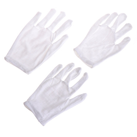 children‘s white gloves cotton watch performance kindergarten etiquette thin flag protector primary school students dance white gloves