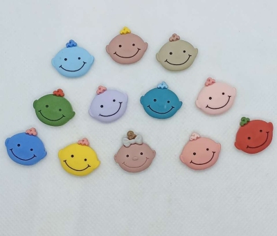 Matte Resin Children's Ornaments Hair Elastic Hairpin Accessories Phone Case Material DIY Candy Toy Small Accessories