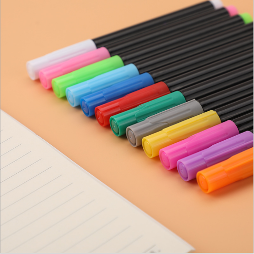 Qianhui Dust-Free Water-Soluble Chalk Liquid Light Board Pen Led Fluorescent Board white Large 12-Color Erasable Blackboard Pen