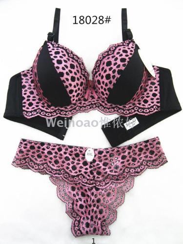 foreign trade supply sexy bra set lace color matching underwear large size underwear set in stock