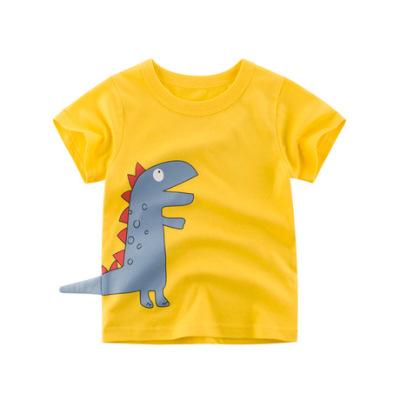 Yuqiang children's short sleeve T-shirt children's clothing wholesale children's summer 2020 westernized boy's top baby