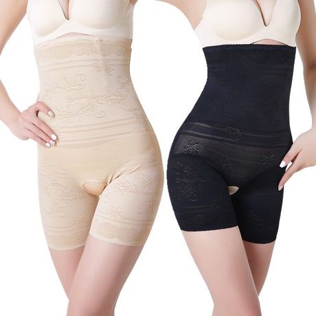 Slim high waist tummy tuck Body pant plus size Corset safety pants manufacturer Direct sale