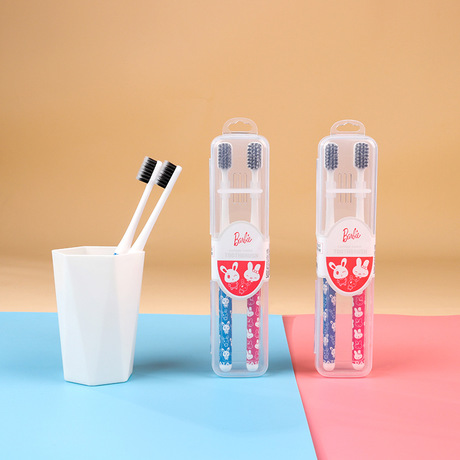 Can be customized creative adult soft bristle toothbrush 2 cartoon printing students general toothbr