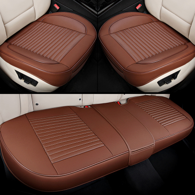 All-leather, wear-resistant five-seater gm upholstery three-piece black brown 3D seat cushion