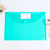 FC thickened transparent file bag button simple office stationery button bag 25MIC