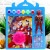 The New color book set of 3 d three - dimensional wood painting coloring paper DIY puzzle ultraman stickers