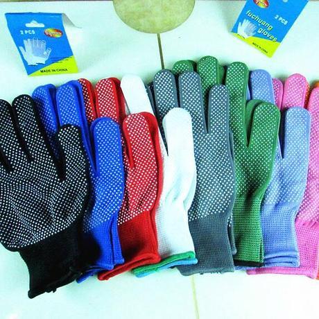 13-pin nylon point bead driving gloves non-slip gloves labor protection gloves work protective gloves garden pruning