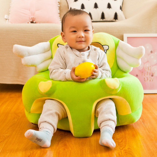 Cartoon Children‘s Seat Doll Angel Wings Baby Learning Seat Infant Seat Learning to Sit Artifact-rollover 