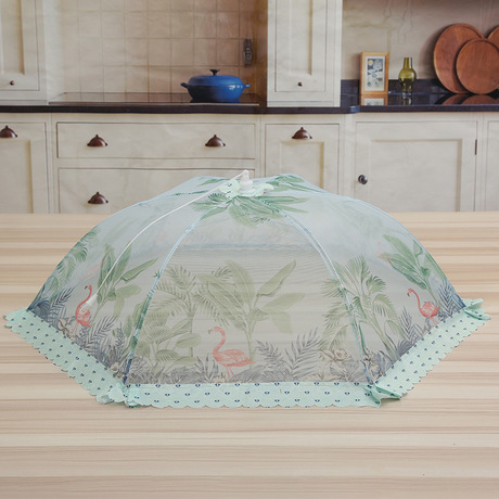 Popular Home Foldable Vegetable Cover Summer Lace Bowl Cover Rectangular Dining Table Cover round Table Cover Wholesale