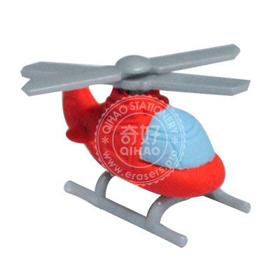 【浙江奇好】【橡皮厂家】学生用迷你卡通造型直升飞机橡皮擦