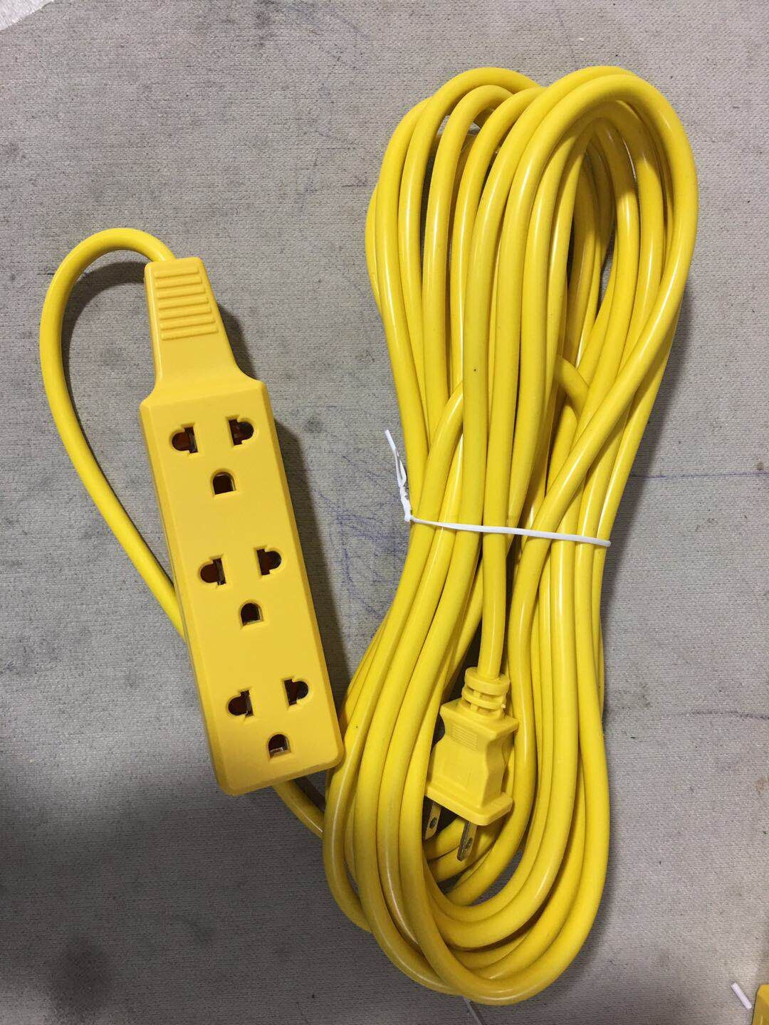 延长线带三位拖线板