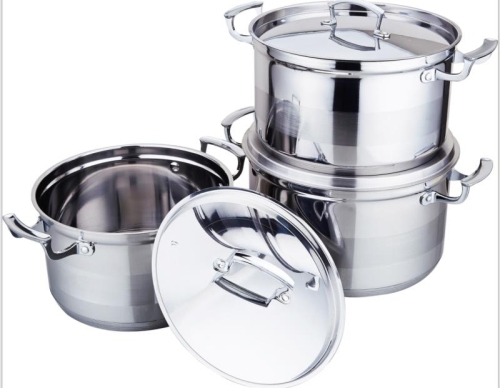 factory direct stainless steel soup pot daily supplies promotion pot hot pot single bottom milk pot kitchen pot 22cm-30